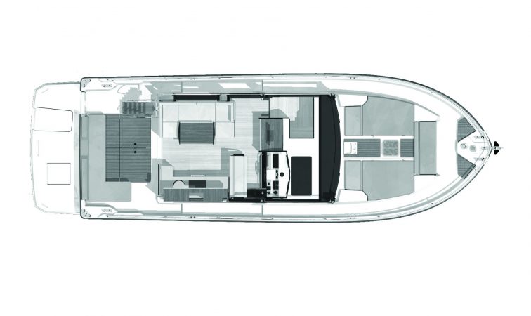 Cranchi T43 Eco Trawler Main Deck